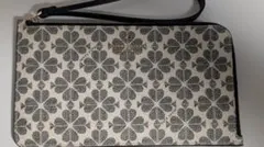 ケイトスペード リストレット ポーチ スペードフラワー