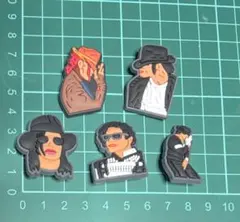 マイケル・ジャクソン　ジビッツ サンダルバッジ 15個セット