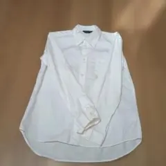 COMME CA ISM 130センチ 子供用ホワイト長袖シャツ