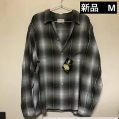 【新品タグ付き】TOWNCRAFT タウンクラフト　オンブレチェックシャツ　M