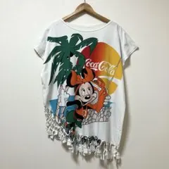 ディズニー　ヴィンテージ Tシャツ　ミニー　可愛い　海　夏　半袖　希少のサムネイル