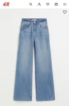 H&M 未使用　ワイドデニム サイズ40