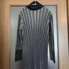 RADIATE タートルネックニットロングワンピース