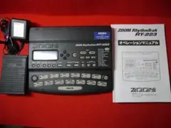 ZOOM RT-223 本体、ACアダプター（他社製改造品）、取説（WEB印刷） Amazon | ZOOM リズムトラック RT223 | シーケンサー・リズムマシン
