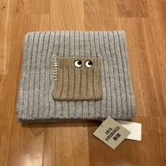 ユニクロ　アニヤハインドマーチ　コラボ　ヒートテック　ニット　マフラー