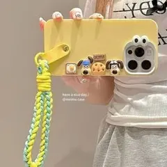 スマホケース 【新入荷】 グルミット iPhone16plus ストラップ付 犬