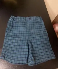 ファミリア　ショートパンツ　チェック柄90