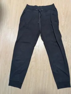 ダークグレー ジョガーパンツ コットン混紡