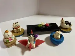 デコレ コンコンブル お正月 置物 9点セット