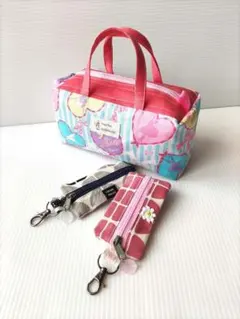 ポーチセット✤ボックスタイプ＆ミニマルタイプ(ハンドメイド)