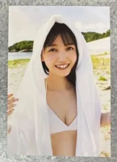 乃木坂46 久保史緒里 交差点 写真集　封入特典ポストカード　白水着
