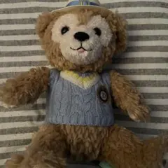 ダッフィー 水色セーター 帽子つき