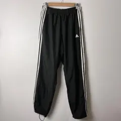 アディダス　パフォーマンスロゴ　刺繍　ナイロンパンツ　ボトムス　メンズ　古着