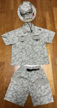 ⭐︎ダイナソー恐竜探検隊セットアップとハットの3点セット⭐︎120