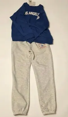 LA ドジャース セットアップ 　トレーナー パンツ 　160