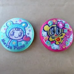 ナルミヤキャラクターズ　刺繍缶バッチ　メゾピアノ エンジェルブルー 即日発送！！