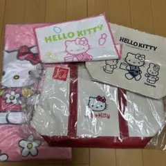 【限定品・新品未使用】ハローキティ　トートバッグ 他 ４点セット 匿名発送