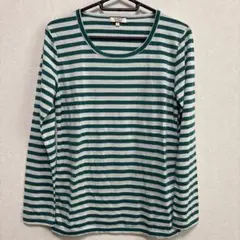 【新品】AIGLE ボーダー長袖Tシャツ サイズM