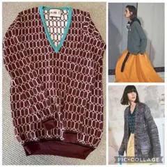 PLAN C プランシー　プリントカットソー フロントロングスリーブシャツ38 PLAN C プランシー プリントカットソー フロントロングスリーブシャツ