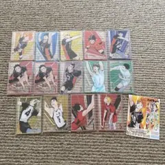 ハイキュー!! ステータスカードコレクション 烏野、青城、梟谷、音駒 13種