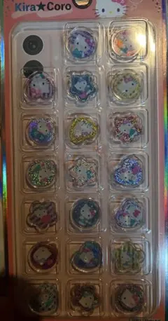 即発送　ハローキティ サンリオ　キティちゃん　おはじきシール