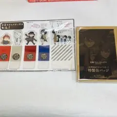 文豪ストレイドッグス ヤングエース 付録 特製缶バッジ メモクリップセット