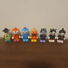 アンパンマン　ブロック　ドールフィギュア 7体セット