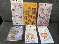 ディズニー フレークシール ウォーターシール 6セット