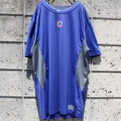 NIKE × CHICAGO CUBS ロゴプリント 古着 アンダーシャツ