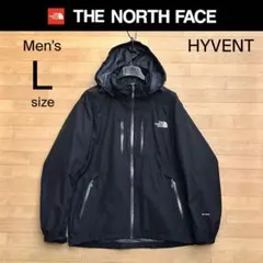 L ザ ノースフェイス マウンテンパーカー HYVENT ジャケット 黒