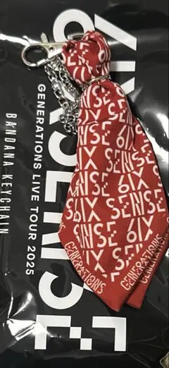 GENERATIONS 白濱亜嵐 バンダナ キーチェーン 6IXSENSE