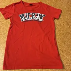 ミッキーマウス プリントTシャツ レッドのサムネイル