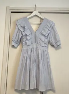 H&M ラッフルトリムワンピース