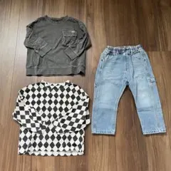 ズボン　デニム　100㎝　110㎝　120㎝　長ズボン　長袖　韓国服　まとめ売り