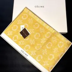 セリーヌタオルハンカチマガタムCマークシルク混　新品