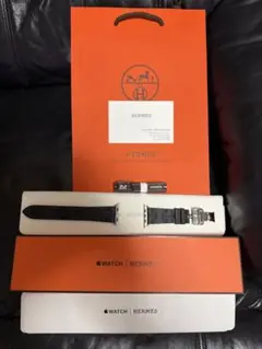 Apple Watch Hermes 42〜49mm キリムバンド(ブラック)