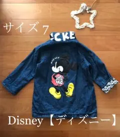 Disney【ディズニー】ミッキー バックプリント Gジャン ジャケット