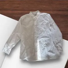ユニクロ　UNIQLO ホワイトコットン長袖シャツ XLサイズ