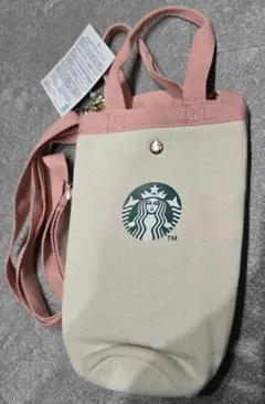 (新品❗)スタバ　SAKURA ドリンクホルダーバッグのサムネイル