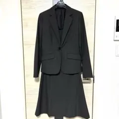◆洋服の青山　スーツ　チャコールグレー　7号◆