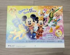 第一生命　ディズニー　2026年壁掛けカレンダー Open a New Door