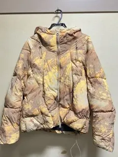 ZARA アブストラクトプリントキルティングジャケット