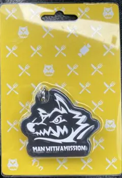 マンウィズ　ロゴキーホルダー 黒 man with a mission