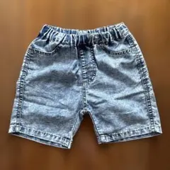 【美品（着用回数数回）】ブランシェス　接触冷感　デニム風　半ズボン　90cm