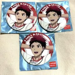 黒子のバスケ キャラポップストア Cozy Time 缶バッジ 火神大我 3点