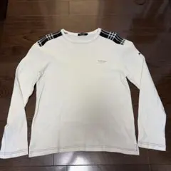 BURBERRY BLACK LABEL 長袖カットソー ホワイト