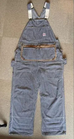 ビンテージ オリジナル Carhartt ヒッコリー オーバーオール エプロン付のサムネイル