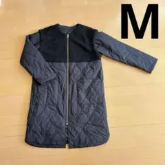 薄手　軽量　2way キルティングコート　ブラック　Mサイズ