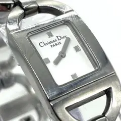 【美品・新品電池✨】DIOR パンディオラ 腕時計 CDロゴブレス シルバー