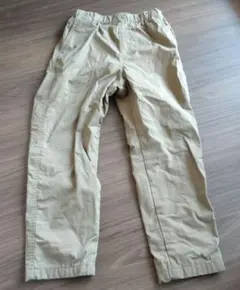 ユニクロ 暖パン 裏起毛 ベージュ パンツ130